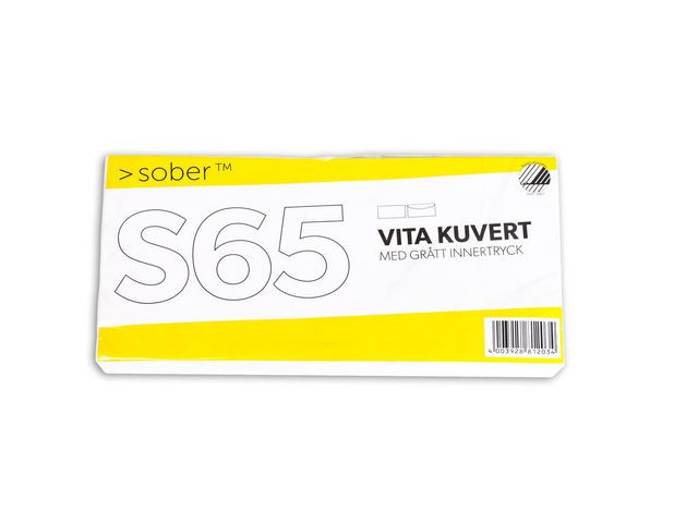 BildeKuvert konsument fp S65 FH vit 50/fp