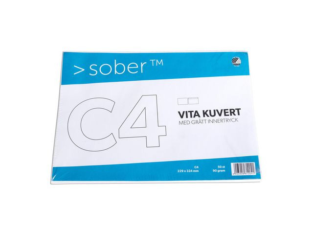 BildeKuvert konsument fp C4 remsa vit 50/fp
