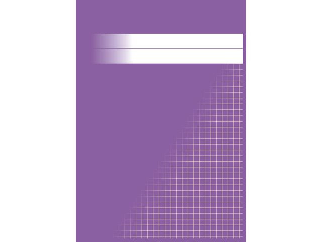 BildeRäknehäfte A5 rutat 5x5mm lila 24 blad