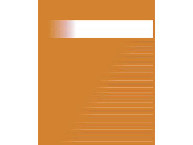 BildeSkrivh.17x21cm linj. 5+5+5+7mm orange