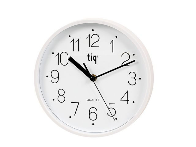BildeVäggur TIQ Ø22,5cm vit