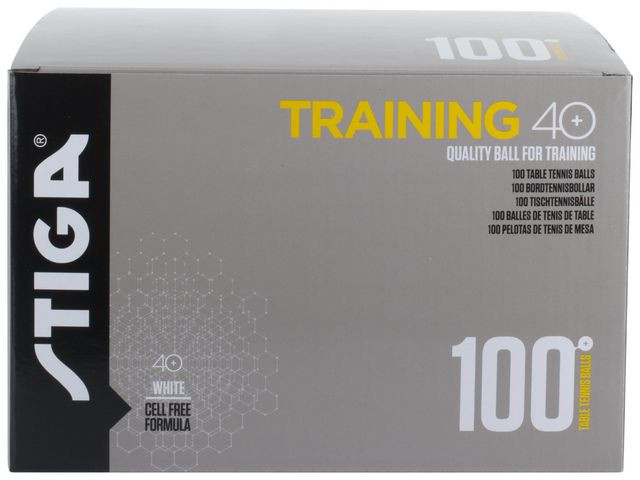 BildeBordtennisboll STIGA Training vit 100/fp