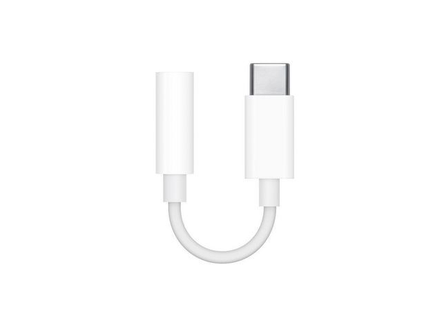 BildeAdapter APPLE USB-C-3,5mm vit