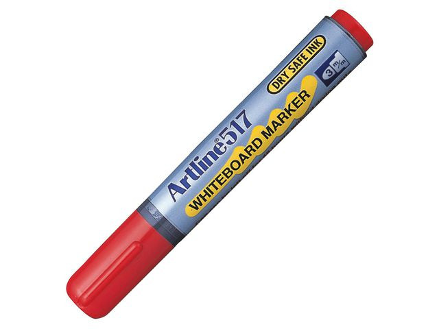BildeWhiteboardpenna ARTLINE 517 rund röd