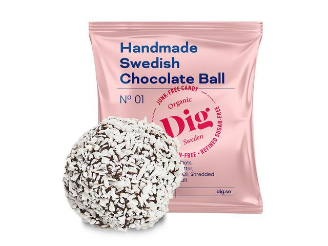 BildeChokladboll GET RAW DIG Organic 25g