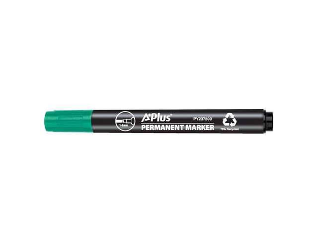 BildeMärkpenna A PLUS eco sned 1-5mm grön