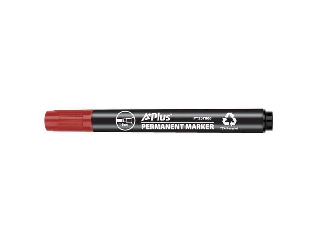 BildeMärkpenna A PLUS eco sned 1-5mm röd