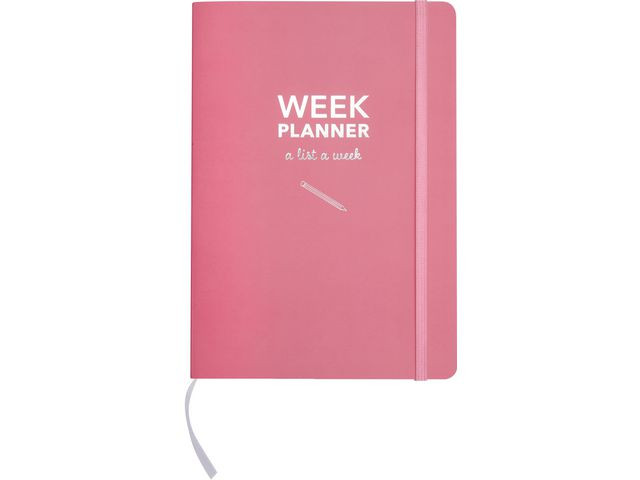 BildeKalender Week planner odaterad rosa 1051