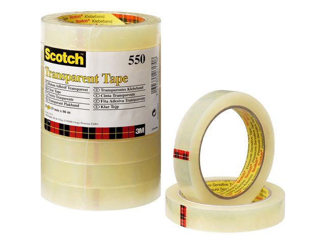 BildeKontorstejp SCOTCH 550 transp. 66mx19mm
