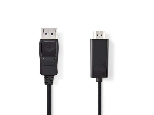 BildeKabel NEDIS DP ha - HDMI ha 1m svart
