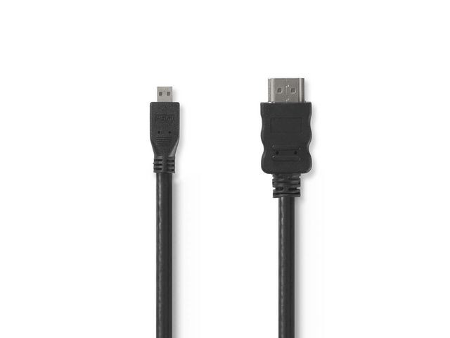 BildeKabel NEDIS HDMI - HDMI Micro 1,5m svart