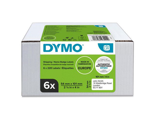 BildeEtikett DYMO LW 101x54mm 1320/fp