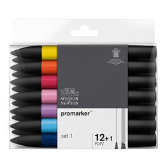 BildePromarker Klara färger Fine/Broad 12/fp