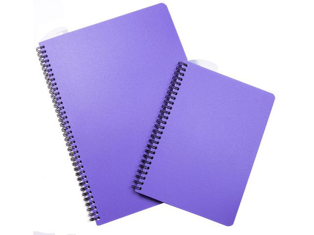BildeAnteckningsblock PP A4 90bl lila
