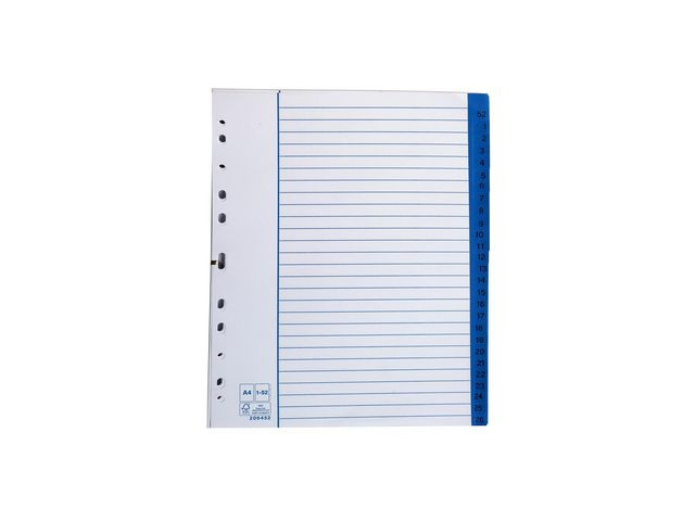 BildePappersregister A4 1-52 5/fp