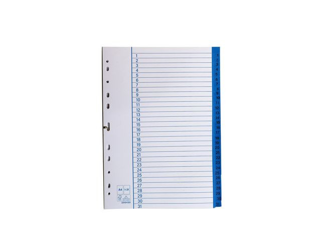 BildePappersregister A4 1-31 10/fp
