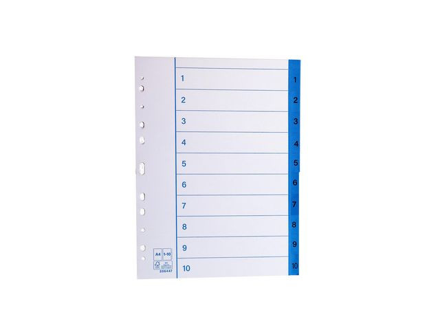 BildePappersregister A4 1-10 10/fp