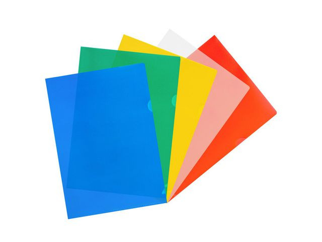 BildeAktmapp A4 0,15 sort färger 25/fp