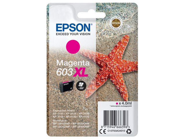 BildeEpson 603XL M (magenta) blekkpatron 4 ml