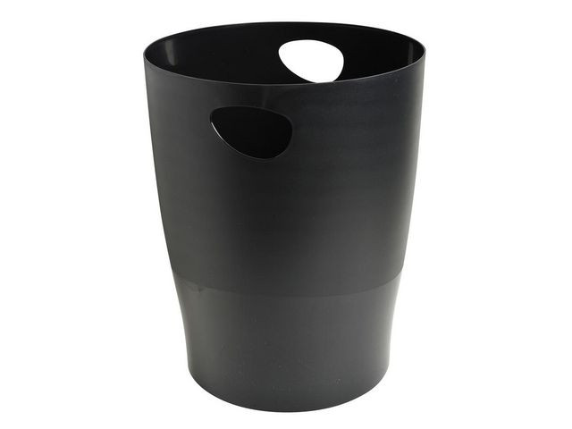 BildePapperskorg EXACOMPTA recycled 15L svart