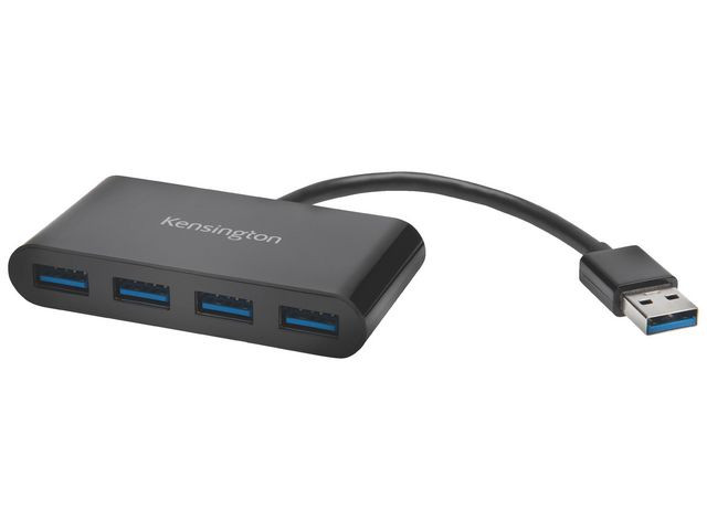 BildeHub KENSINGTON USB 3.0 4-Port svart