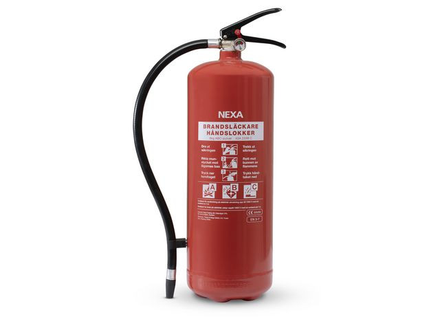 BildeBrandsläckare NEXA 6kg pulver 43A röd