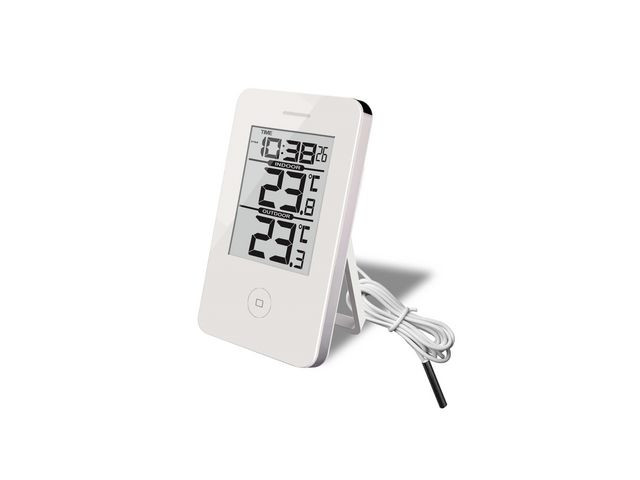 BildeTermometer TF inne/ute digital + klocka