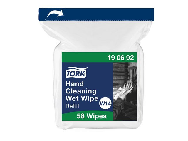 BildeVåtservett TORK Refill PreW14 hand 58/fp