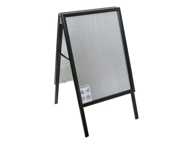 BildeGatuställ Alu-Blackline 50x70 svart