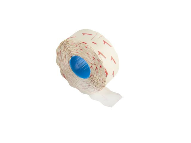 BildePrisetikett 26x16mm G1 vit 8400/fp