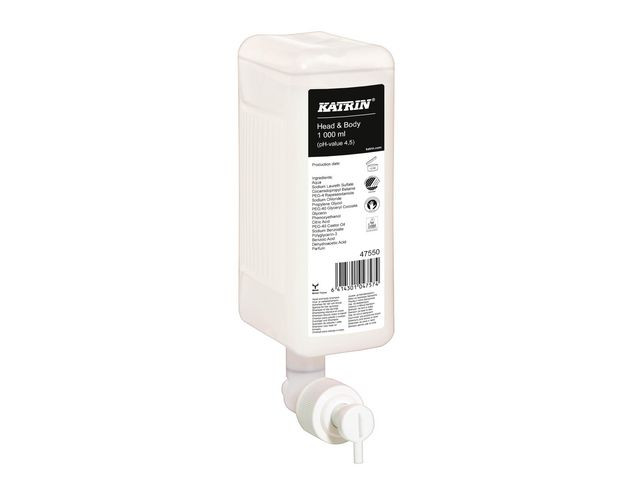 BildeDuschtvål KATRIN Head & Body 1L