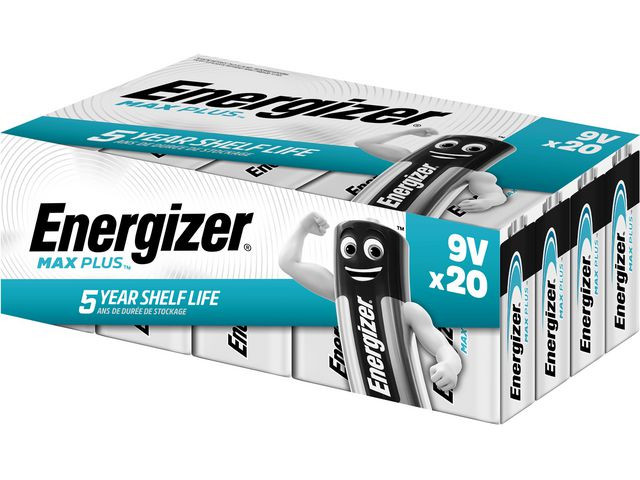 BildeBatteri ENERGIZER Max Plus E 9V 20/fp
