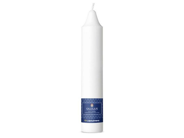 BildeGilleljus LILJEHOLMENS 27,5cm vit