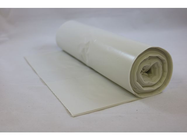 BildePlastsäck LD R100% 60L 45my transp 25/rl