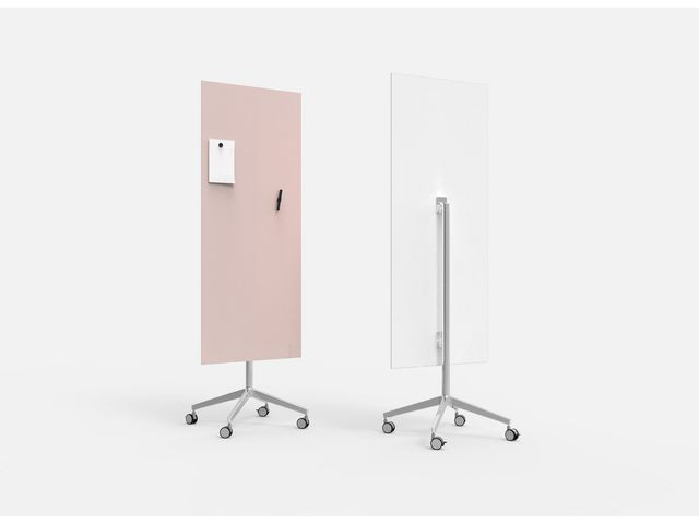 BildeGlastavla mobil LINTEX 650x1960mm rosa