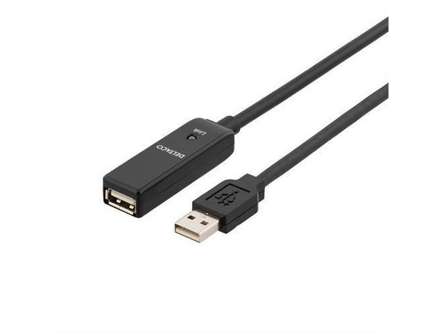 BildeKabel DELTACO USB aktiv förlängning 10m