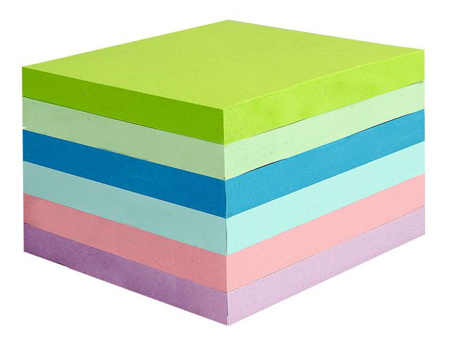 BildeNotes STANDARD kub 76x76mm pastell 450bl
