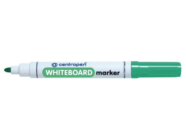 BildeWhiteboardpenna CENTROPEN rund grön