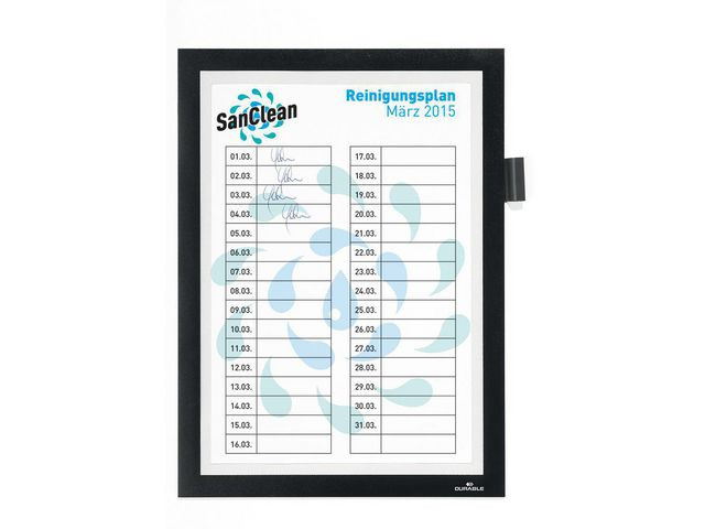 BildeMagnetram självh DURAFRAME note A4 svart