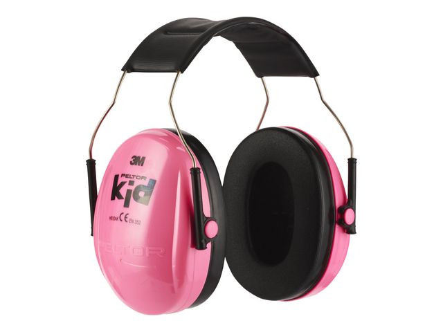 BildeHörselkåpa 3M PELTOR KID neonrosa