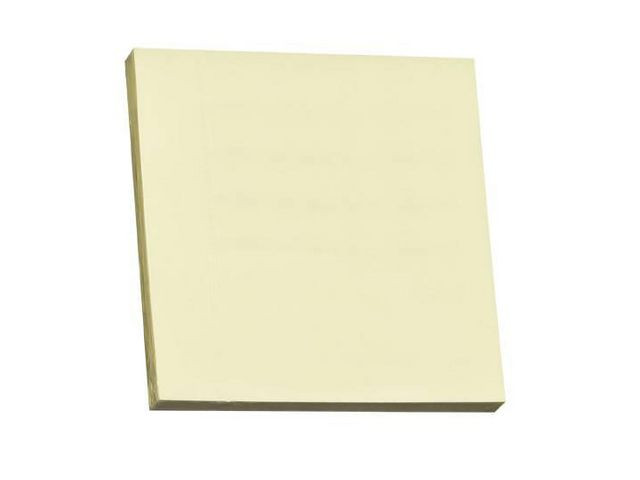 BildeNotes STANDARD 76x76mm gul 100bl