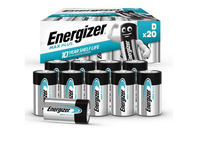 BildeBatteri ENERGIZER Max Plus D 20/fp