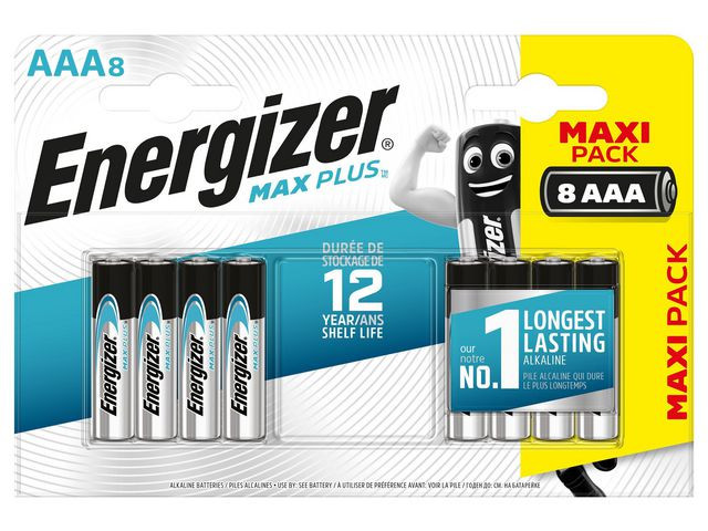 BildeBatteri ENERGIZER Max Plus AAA 8/fp