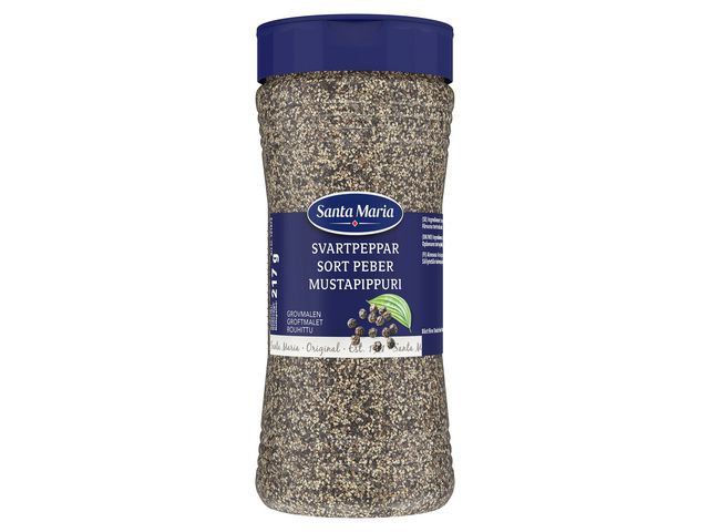 BildeSvartpeppar SANTA MARIA grovmalen 217g