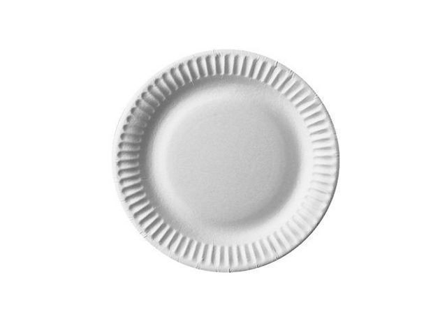 BildeTallrik PURE papper Ø150mm vit 100/fp