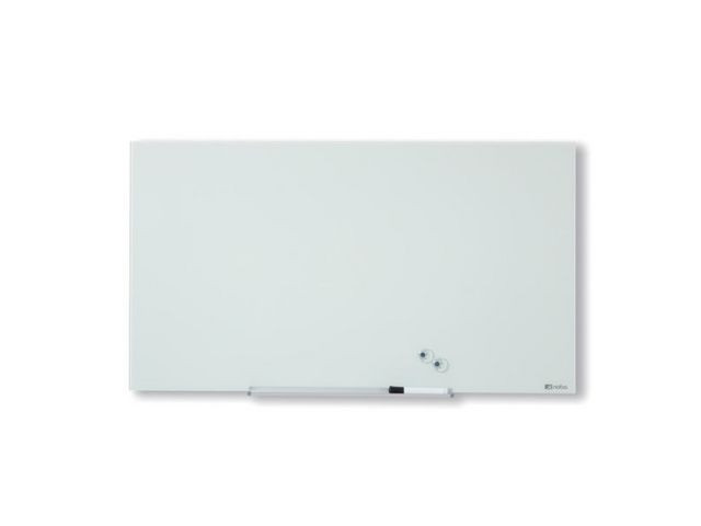 BildeGlastavla NOBO 45' Widescreen vit