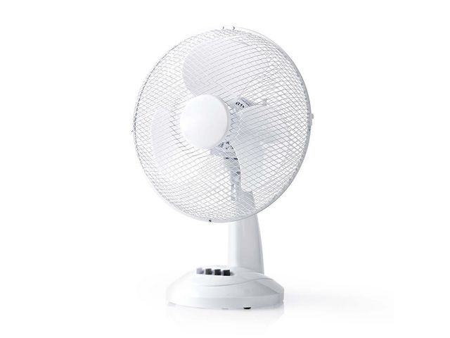 BildeBordsfläkt NEDIS 30 cm 35W plast vit