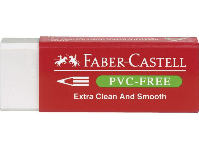 BildeRadergummi plast Pvc-Fri vit