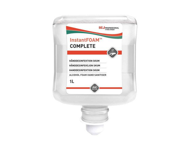 BildeHanddesinfektion DEB InstFoam Comp 1L