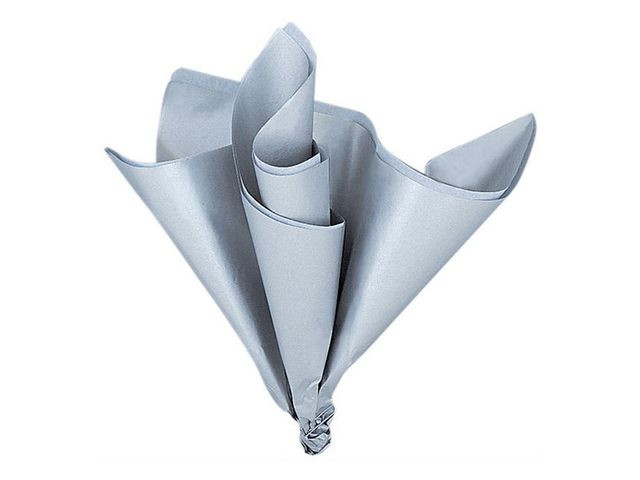 BildeSilkespapper 50x70cm silver 25 ark/fp